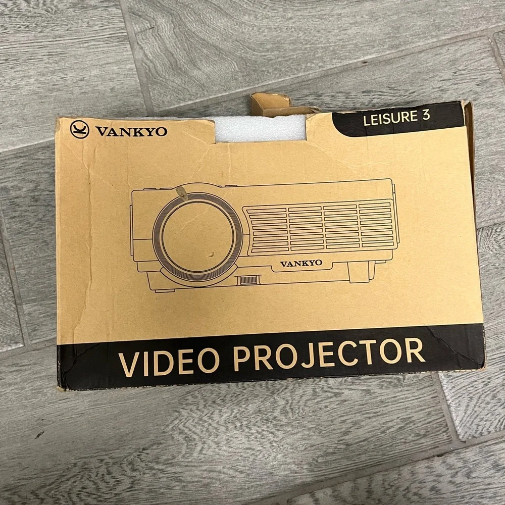 Compact White Projector